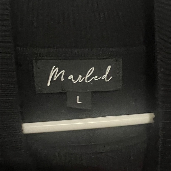 Marled Elegant Black Sweater - Picture 2 of 2